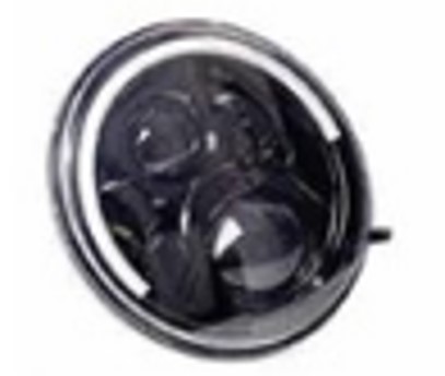 UNIDAD SELLADA LED REDONDA GRANDE PREMIUM 70W 12/24V ALTA Y BAJA