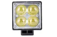 LAMPARA DE TRABAJO CUADRADA LUPA 4 LEDs 12W 12/24V SPOT