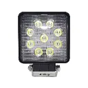 LAMPARA DE TRABAJO CUADRADA 9 LEDs 27W 12/24V SPOT