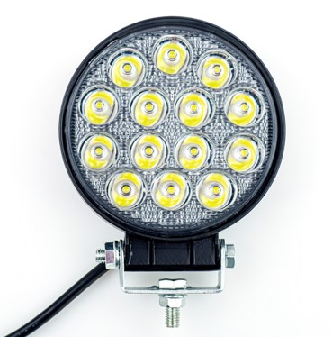 Lampara De Trabajo 4'' 14Leds  3W/Led 10-30V Dc