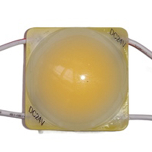 MUDULO CUADRADO 1 LED AMARILLO 12V IP-67