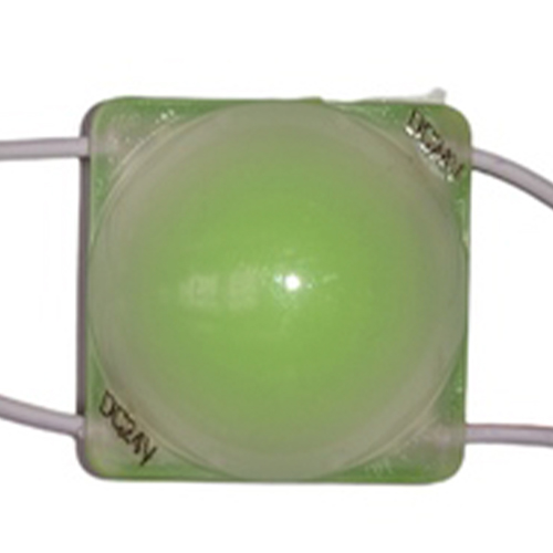 MUDULO CUADRADO 1 LED VERDE 12V IP-67