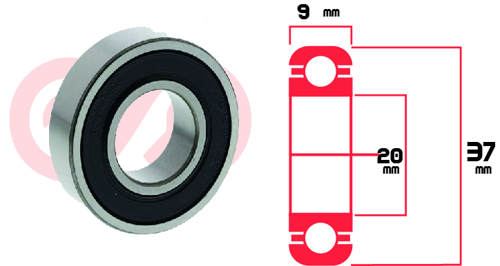 Rodamiento 6904 2Rs Universal