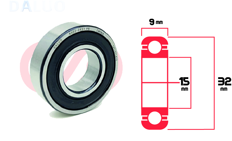 RODAMIENTO 6002 2RS ALTERNADOR DELCO REMY UNIVERSAL