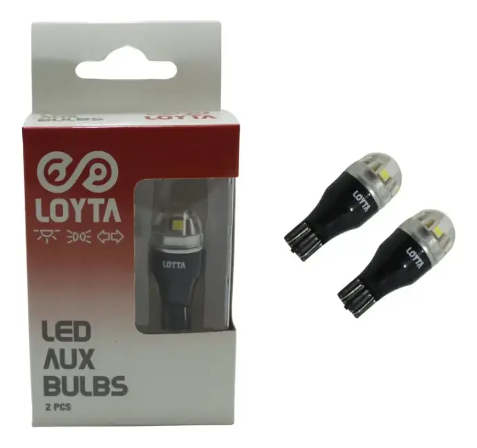 Juego Bombillos Led 921 2 Und T15 Rojo 12-24V 1.4W  Canbus