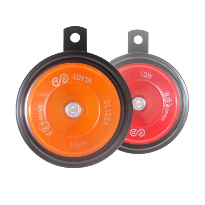 Pito De Disco Naranja Rojo Loyta 92Mm Caja X 2 Unidades
