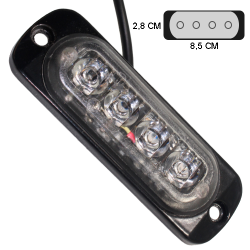 Luz Federal Led Rjo-Azl 4 Led 12-24V