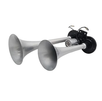 CORNETAS DE AIRE PLATEADAS LOYTA CON VALVULA