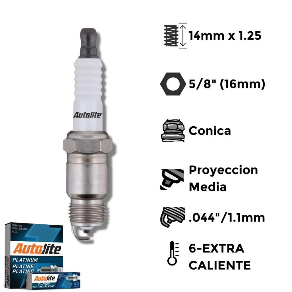 Bujías Autolite Platino X4 - BPR4FS- BPR4FS-11