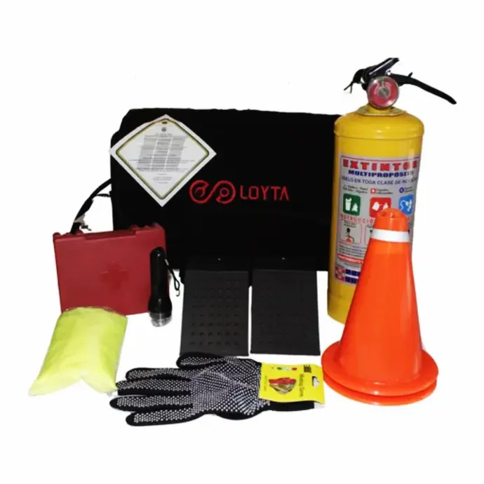 Kit De Carretera Reglamentario Completo Maletín En Alfombra