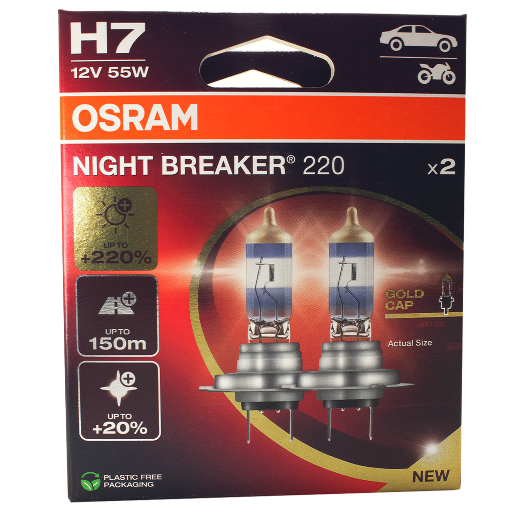 BOMBILLOS OSRAM H7 NIGHT BREAKER 220
